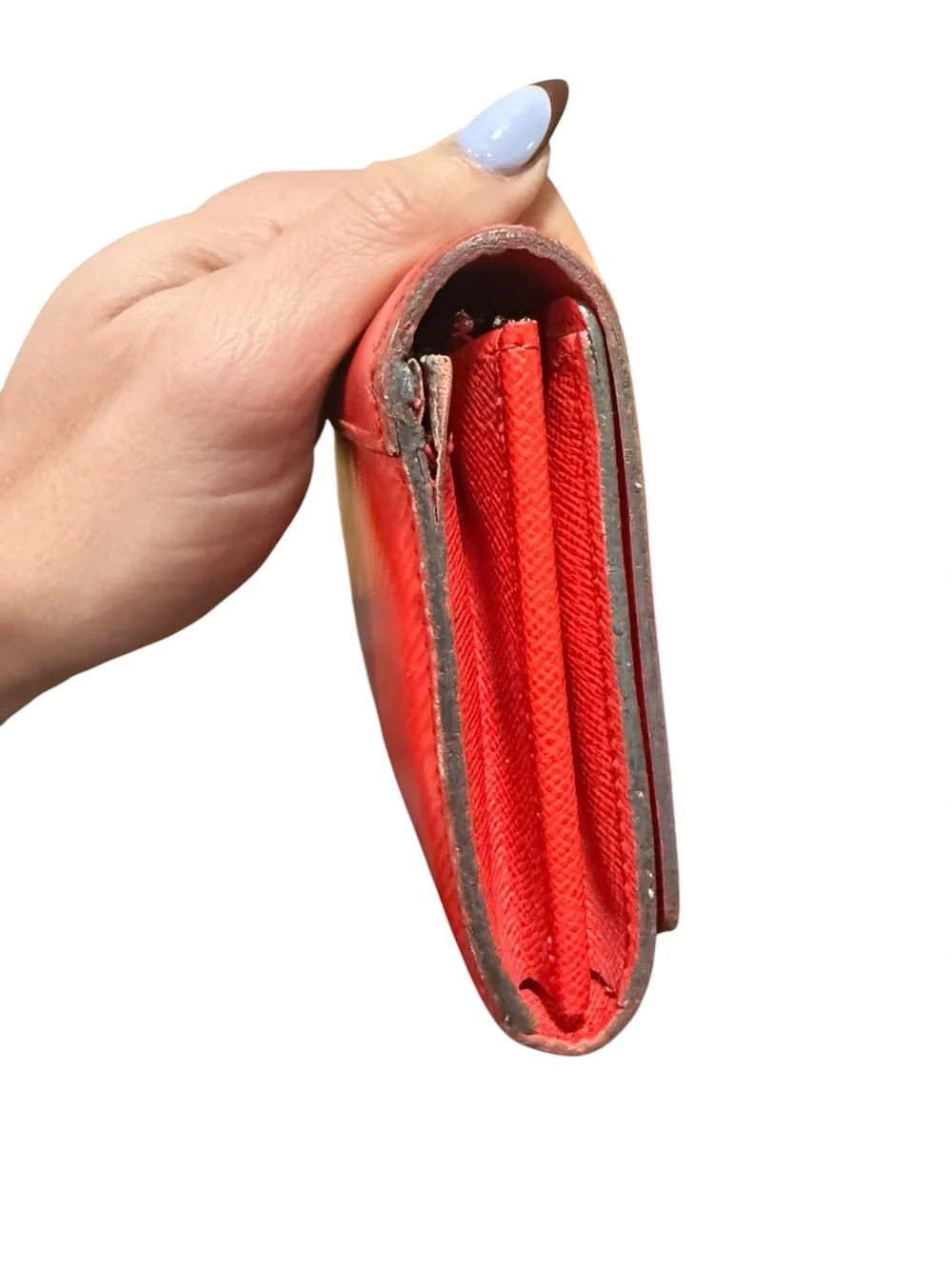 Louis Vuitton Twist Wallet Coquelicot Red Epi Leather Long Wallet LV Silver Lock
